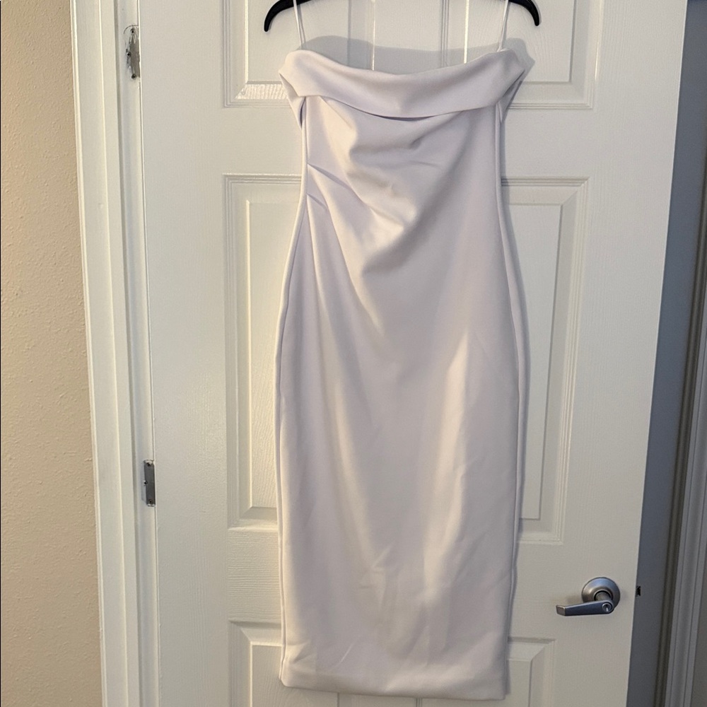 Aritzia Strapless White Dress